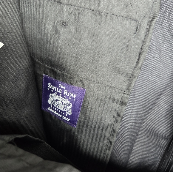 Savile Row Co. Hoxton Check Suit Dress Pants - Picture 7 of 9